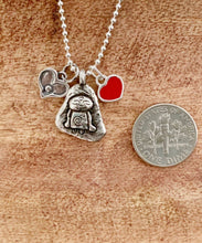 Load image into Gallery viewer, ॐ Sterling Silver Jizō Necklaces
