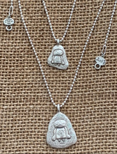 Load image into Gallery viewer, ॐ Sterling Silver Jizō Necklaces
